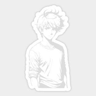 Anime Boy 04 Sticker